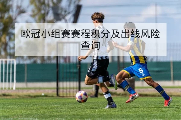 欧冠小组赛赛程积分及出线风险查询